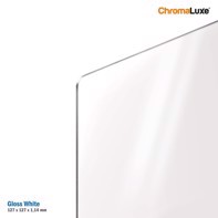 ChromaLuxe Photo Panel - 127 x 127 x 1,14 mm Gloss White Aluminium