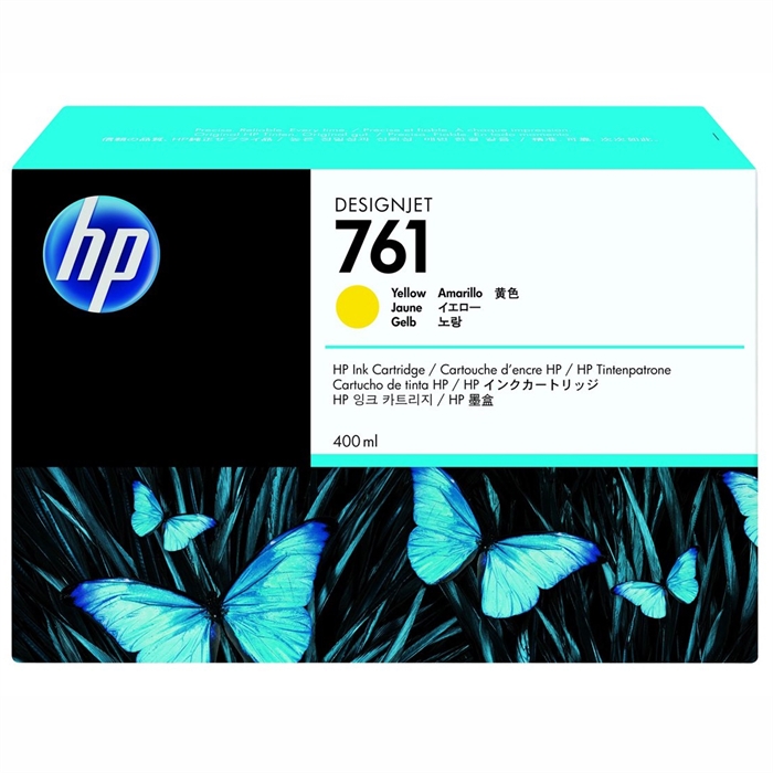 HP 761 yellow Tintenpatrone, 400 ml