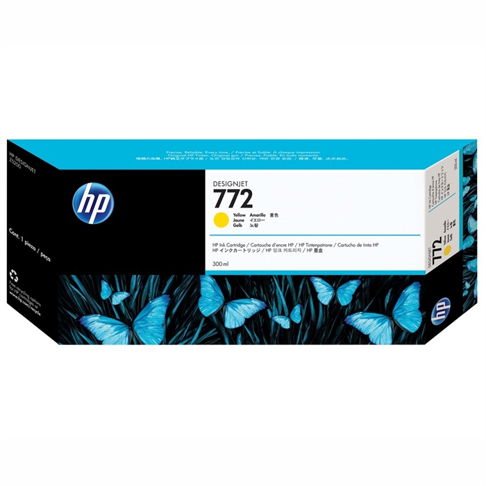 HP 772 yellow Tintenpatrone, 300 ml