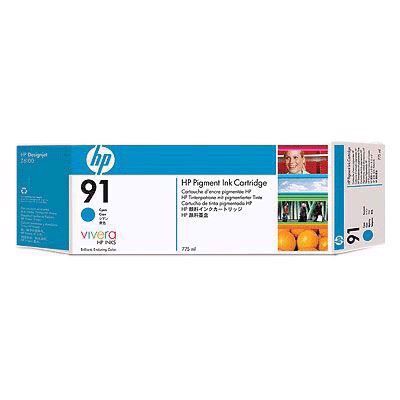 HP 91 - 775 ml Cyan Tintenpatrone 