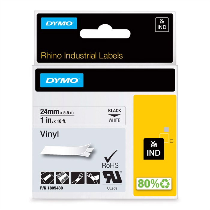 Tape Rhino 24mm x 5,5m Farbe Vinyl bl/wi.