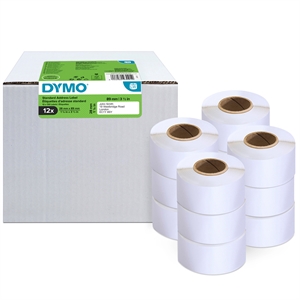 Dymo DYMO LabelWriter 28 mm x 89 mm Standard-Adressetiketten, 12er Pack