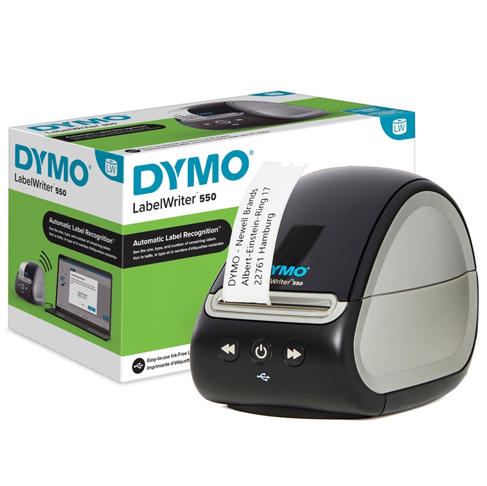Dymo-Drucker, Etiketten und Zubehör