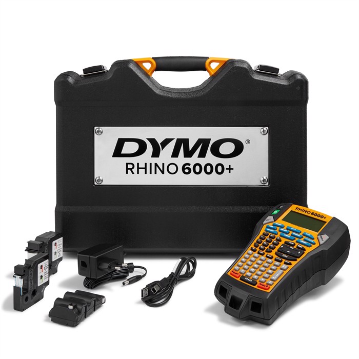 LabelMaker Rhino 6000 Etikettendrucker Set Tasche