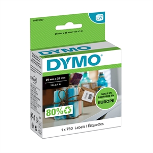 Dymo LabelWriter 25 mm x 25 mm Mehrzweck-Etikettrolle