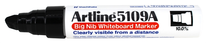 Artline Whiteboard Marker 5109A GROß - schwarz.