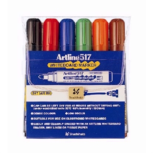 Artline Whiteboard Marker 517 6 Stück Set