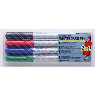 Artline Whiteboard Marker 541T 2-in-1 4er-Set