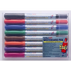 Artline Whiteboard Marker 541T 2-in-1 8er-Pack