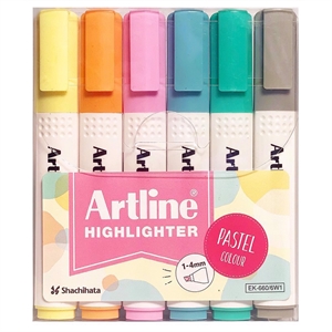 Artline Overstregungsstift 660 Pastell 6er-Pack