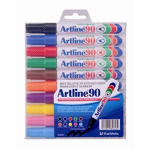 Artline Marker 90 10er-Set in verschiedenen Farben