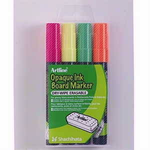 Artline Board Marker Opaque 2mm 4er Set