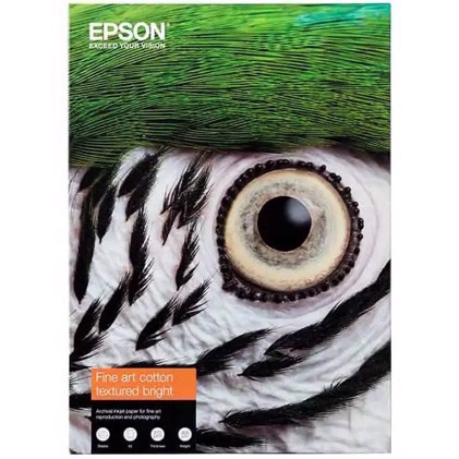 Epson Fine Art Cotton Textured Bright 300 g/m2 - A2 25 blättern