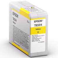 Epson Yellow 80 ml Tintenpatrone T8504 - Epson SureColor P800