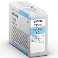 Epson Light Cyan 80 ml Tintenpatrone T8505 - Epson SureColor P800