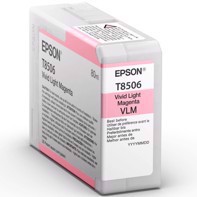 Epson Vivid Light Magenta 80 ml Tintenpatrone T8506 - Epson SureColor P800