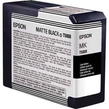 Epson Matte Black 80 ml Tintenpatrone T5808 - Epson Pro 3800 und 3880