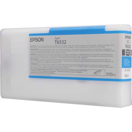 Epson Cyan T6532 - 200 ml Tintenpatrone für Epson Pro 4900