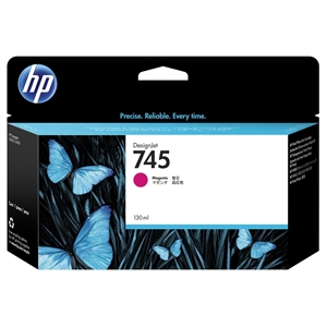 HP 745 magenta Tintenpatrone, 130 ml