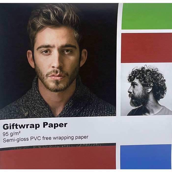 Color Europe Giftwrap paper Premium Satin 95 g/m² - 515 mm x 50 meters