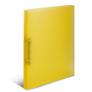HERMA Ringbuch PP A4 2DR 25mm transparent gelb
