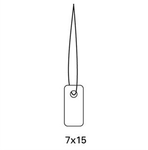 HERMA Anhängeretiketten mit Schnur 7 x 15 mm, 1000 Stück.