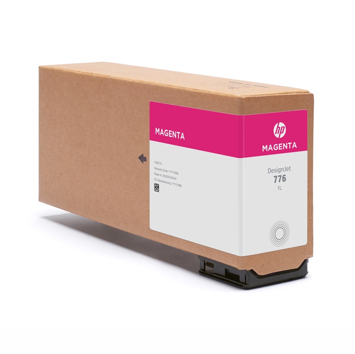 HP 776 Tintenpatrone, 1 liter, Magenta