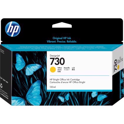 HP 730 130-ml-Patrone Yellow DesignJet