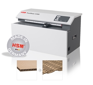 HSM ProfiPack Papierzerkleinerer C400 Tischmodell