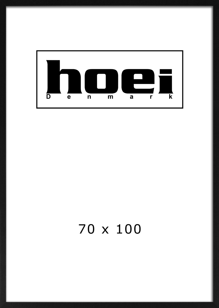 Sort Holzrahmen für Fotos und Poster 70 x 100 cm