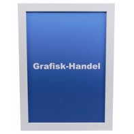 Rahmen mit entspiegeltem Glas für Fotos, Kunst und Poster - 30 x 40 cm, Weiß