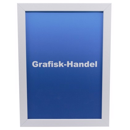 Rahmen mit entspiegeltem Glas für Fotos, Kunst und Poster - 50 x 70 cm, Weiß