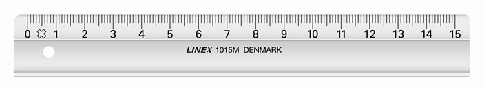 Linex Schülerlineal 15cm 1015M