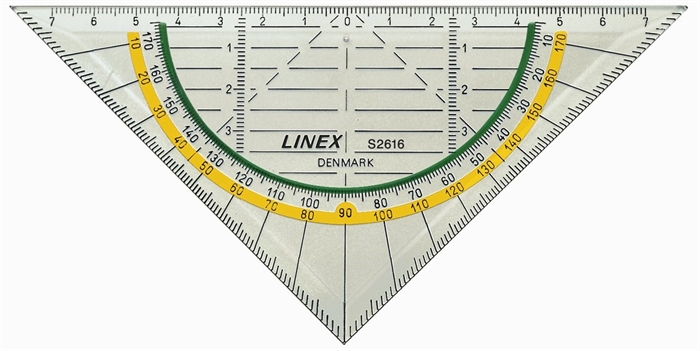 Linex Geometriedreieck Super Serie 16 cm S2616