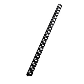 Leitz Kunststoff-Spiralringe 12mm schwarz (100)