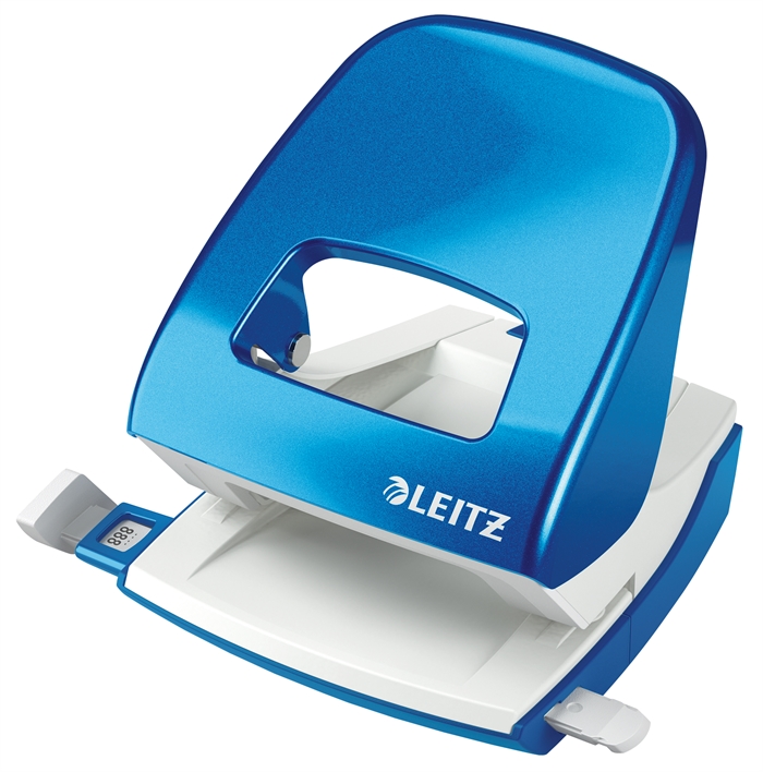 Leitz Locher 5008 WOW 2-Löcher bis zu 30 Blatt blau