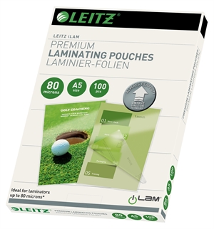 Leitz Laminierhülle Hochglanz 80my A5 (100)