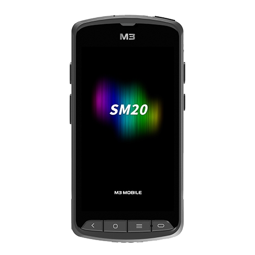 M3 Mobile SM20x, 2D, SE4710, USB, BT (5.1), Wi-Fi, 4G, NFC, GPS, disp., GMS, RB, black, Android