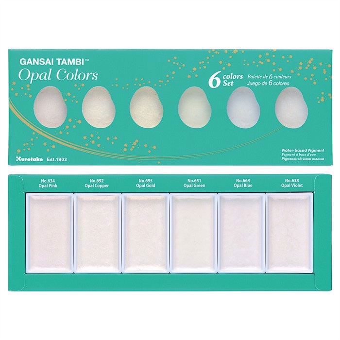 ZIG GANSAI TAMBI Opal Colors 6 Farben Set.