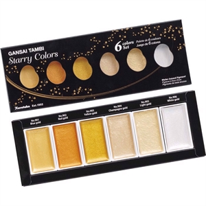 ZIG GANSAI TAMBI STARRY COLORS Set mit 6 Farben