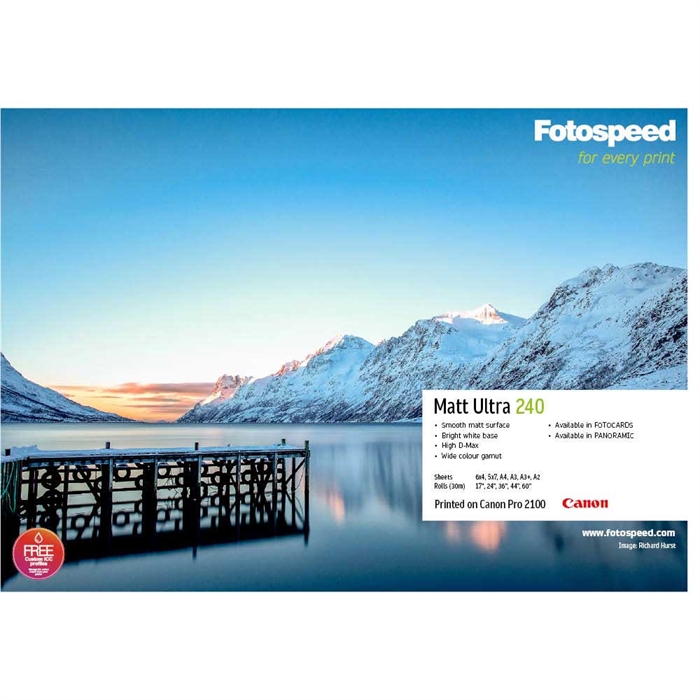 Fotospeed Matt Ultra 240 g/m² - 17" x 30 Meter