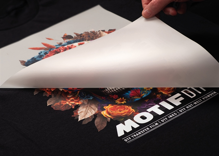 Motif Premium-Beschichtetes Sofort-Heißabzieh-DTF-PET-Transferfilm 75 Mikrometer - 60 cm x 100 Meter