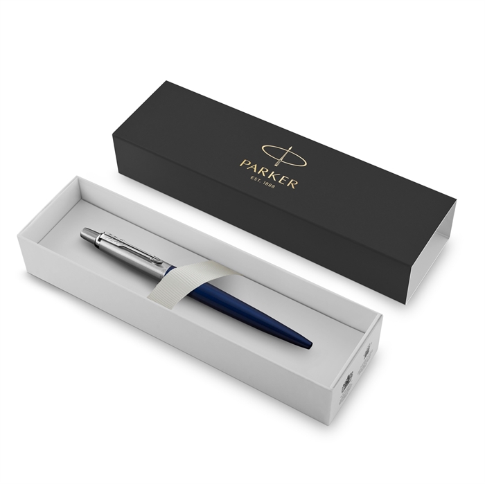 Parker Kugelschreiber Jotter Royal Blue CT M blaue Schachtel