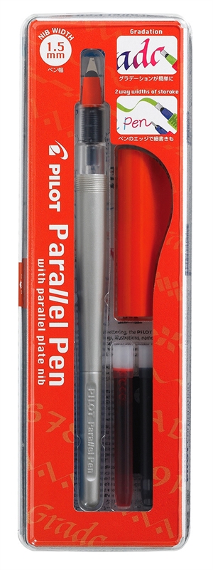Pilot Kalligrafiepen Parallel Pen 1,5mm Set Schwarz