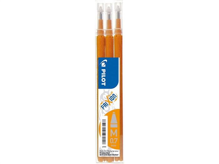 Pilot Frixion Clicker 0,7 Nachfüllmine orange (3)