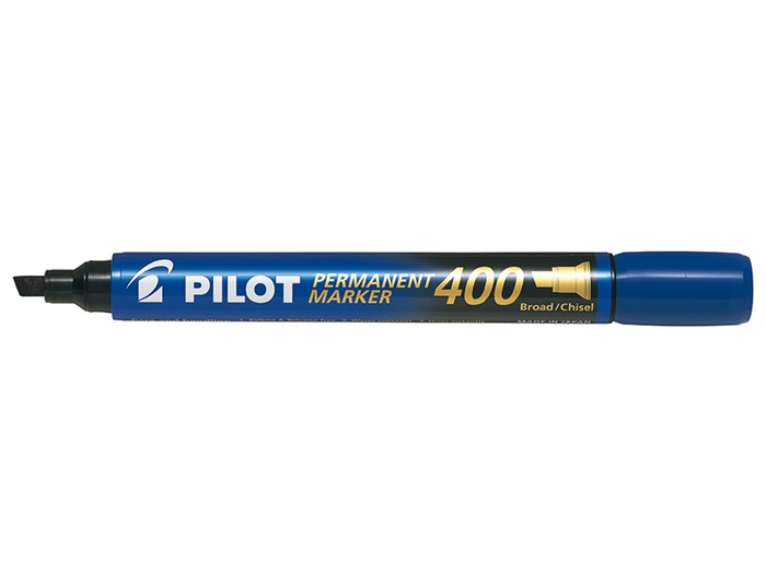 Pilot Marker Permanent 400 Schräg Blau