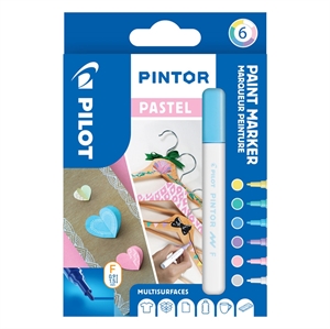 Pilot Marker Pintor Fine Pastel Mix 1,0 Stück (6)