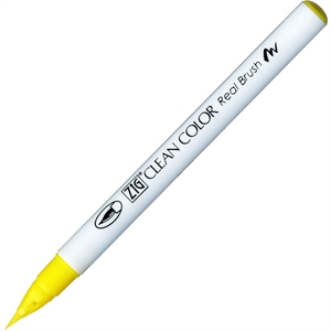 ZIG Clean Color Brush Pen 051 fl. Zitronengelb