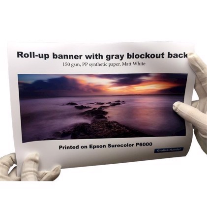 Color Europe Roll-up banner med Lichtblöcke 150 gramm - 42" x 30 meter