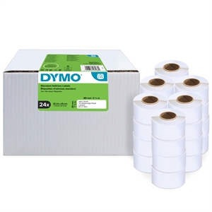 Dymo Adressetikett 28 x 89 dauerhaft weiß mm, 24 Stk.